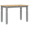 vidaXL 5 Piece Dining Set Panama Grey Solid Wood Pine