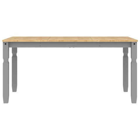 vidaXL 5 Piece Dining Set Panama Grey Solid Wood Pine