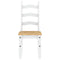 vidaXL 5 Piece Dining Set Panama White Solid Wood Pine