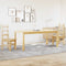 vidaXL 3 Piece Dining Set Panama Solid Wood Pine