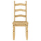 vidaXL 3 Piece Dining Set Panama Solid Wood Pine