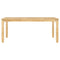 vidaXL 3 Piece Dining Set Panama Solid Wood Pine