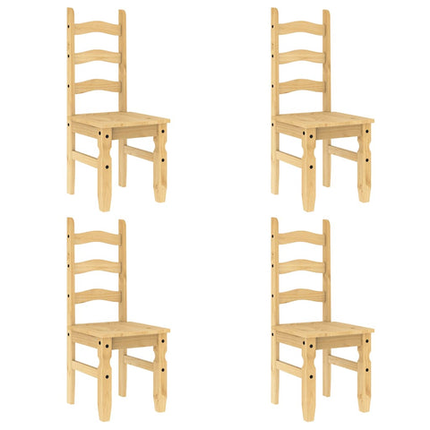 vidaXL 5 Piece Dining Set Panama Solid Wood Pine