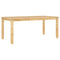 vidaXL 5 Piece Dining Set Panama Solid Wood Pine
