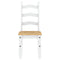 vidaXL 7 Piece Dining Set Panama White Solid Wood Pine