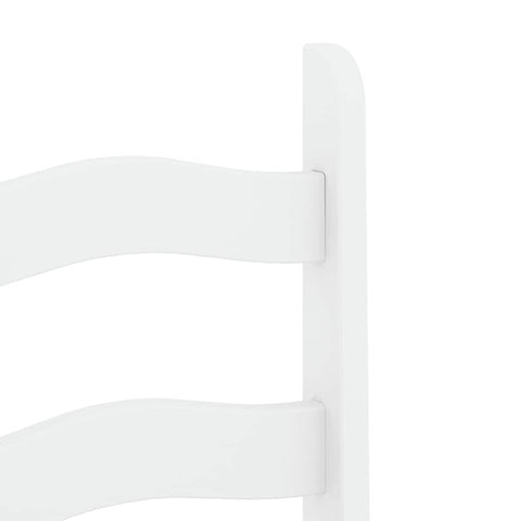 vidaXL 7 Piece Dining Set Panama White Solid Wood Pine