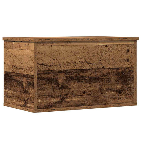 vidaXL Storage Box Old Wood 60 x 35 x 35 cm Engineered Wood