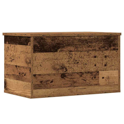 vidaXL Storage Box Old Wood 60 x 35 x 35 cm Engineered Wood