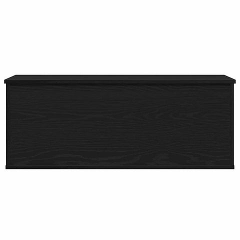 vidaXL Storage Box Black Oak 90 x 35 x 35 cm Engineered Wood