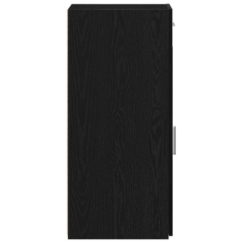 vidaXL Sideboard Black oak 30 x 42.5 x 93 cm Engineered wood