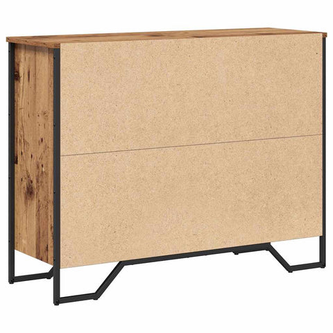 vidaXL Sideboard Old Wood Oak 97x32.5x74.5 cm Engineered Wood