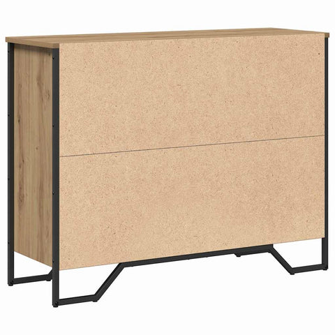 vidaXL Sideboard Artisan Oak 97x32.5x74.5 cm Engineered Wood