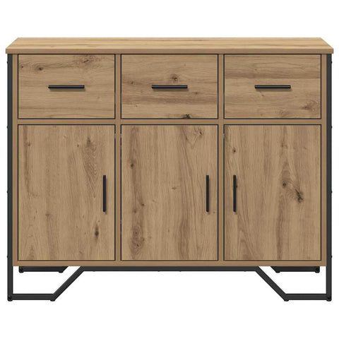 vidaXL Sideboard Artisan Oak 97x32.5x74.5 cm Engineered Wood