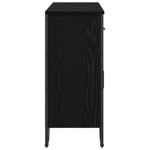 vidaXL Sideboard Black Oak 97 x 32.5 x 74.5 cm Engineered wood