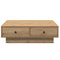 vidaXL Coffee Table Artisan oak Veneer, MDF 90 x 90 x 28 cm Storage