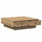 vidaXL Coffee Table Artisan oak Veneer, MDF 90 x 90 x 28 cm Storage