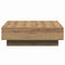 vidaXL Coffee Table Artisan oak Veneer, MDF 90 x 90 x 28 cm Storage