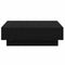vidaXL Coffee Table Black oak Engineered wood 90 x 90 x 28 cm