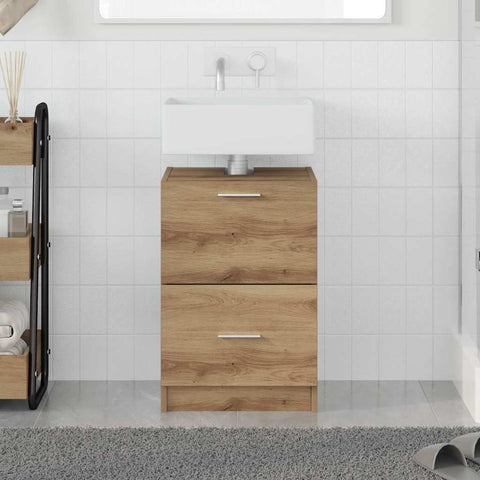 vidaXL Sink Cabinet Artisan Oak 40 x 37 x 59 cm Engineered wood