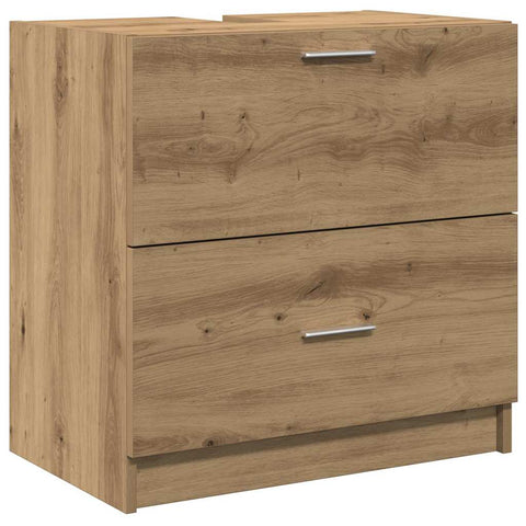 vidaXL Sink Cabinet Artisan Oak 59 x 37 x 59 cm Engineered wood