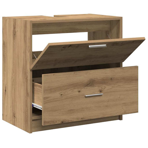 vidaXL Sink Cabinet Artisan Oak 59 x 37 x 59 cm Engineered wood