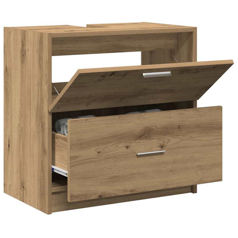 vidaXL Sink Cabinet Artisan Oak 59 x 37 x 59 cm Engineered wood