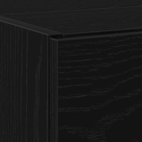 vidaXL Sink Cabinet Black Oak 59 x 37 x 59 cm Engineered wood