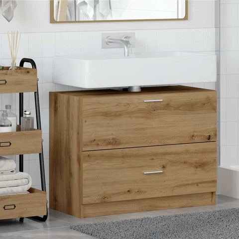 vidaXL Sink Cabinet Artisan Oak 78 x 37 x 59 cm Engineered wood