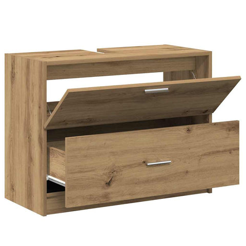vidaXL Sink Cabinet Artisan Oak 78 x 37 x 59 cm Engineered wood