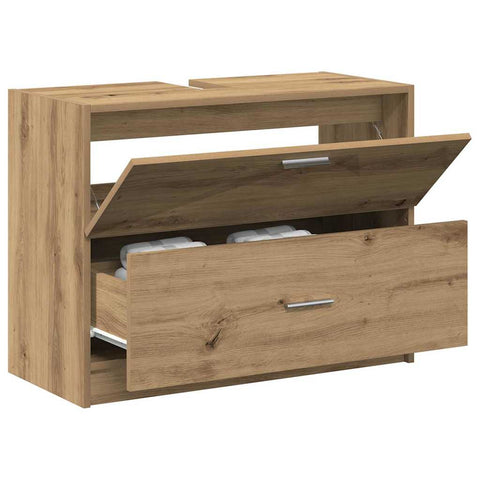 vidaXL Sink Cabinet Artisan Oak 78 x 37 x 59 cm Engineered wood