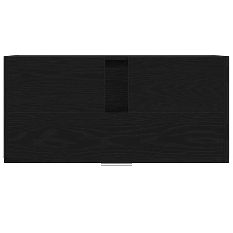 vidaXL Sink Cabinet Black Oak 78 x 37 x 59 cm Engineered wood