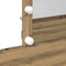 vidaXL Dressing Table with Mirror and LEDs Artisan Oak Engineered Wood