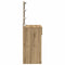 vidaXL Dressing Table with Mirror and LEDs Artisan Oak Engineered Wood
