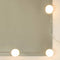 vidaXL Dressing Table with Mirror&LED Lights Old Wood Engineered Wood