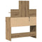 vidaXL Dressing Table with LED Artisan Oak 100x40x130 cm