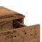 vidaXL Dressing Table with LED Old Wood 100x40x120 cm