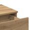 vidaXL Dressing Table with LED Artisan Oak 100x40x120 cm