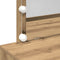 vidaXL Dressing Table with LED Artisan Oak 100x40x120 cm