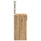 vidaXL Dressing Table with LED Artisan Oak 100x40x120 cm