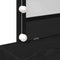 vidaXL Dressing Table with LED Black Oak 100x40x120 cm