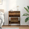 vidaXL Dressing Table with Mirror Old Wood Engineered Wood