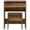 vidaXL Dressing Table with Mirror Old Wood Engineered Wood
