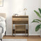 vidaXL Dressing Table with Mirror Artisan Oak Engineered Wood