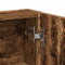 vidaXL Dressing Table with Mirror&LED Lights Old Wood Engineered Wood