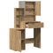 vidaXL Dressing Table with Mirror and LEDs Artisan Oak Engineered Wood