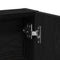 vidaXL Dressing Table with Mirror&LED Lights Black Oak Engineered Wood