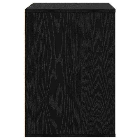vidaXL Chest of Drawers Black oak 60 x 41 x 58 cm Engineered wood