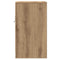 vidaXL Bedside Cabinet with LED Lights Artisan Oak Engineered Wood