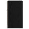 vidaXL Bedside Cabinet with LED Lights Black Oak Engineered Wood