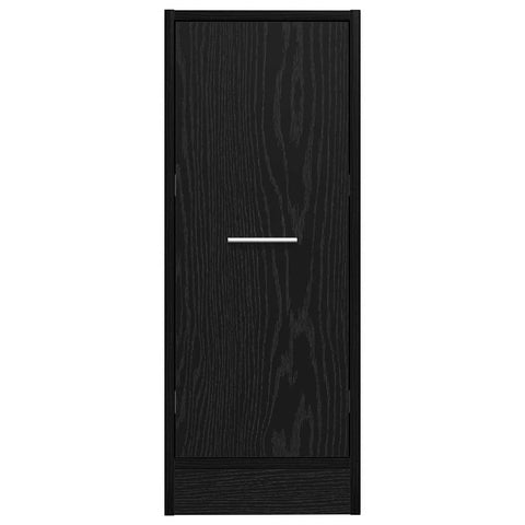 vidaXL Apothecary Cabinet Black oak 30 x 41 x 77.5 cm Engineered wood